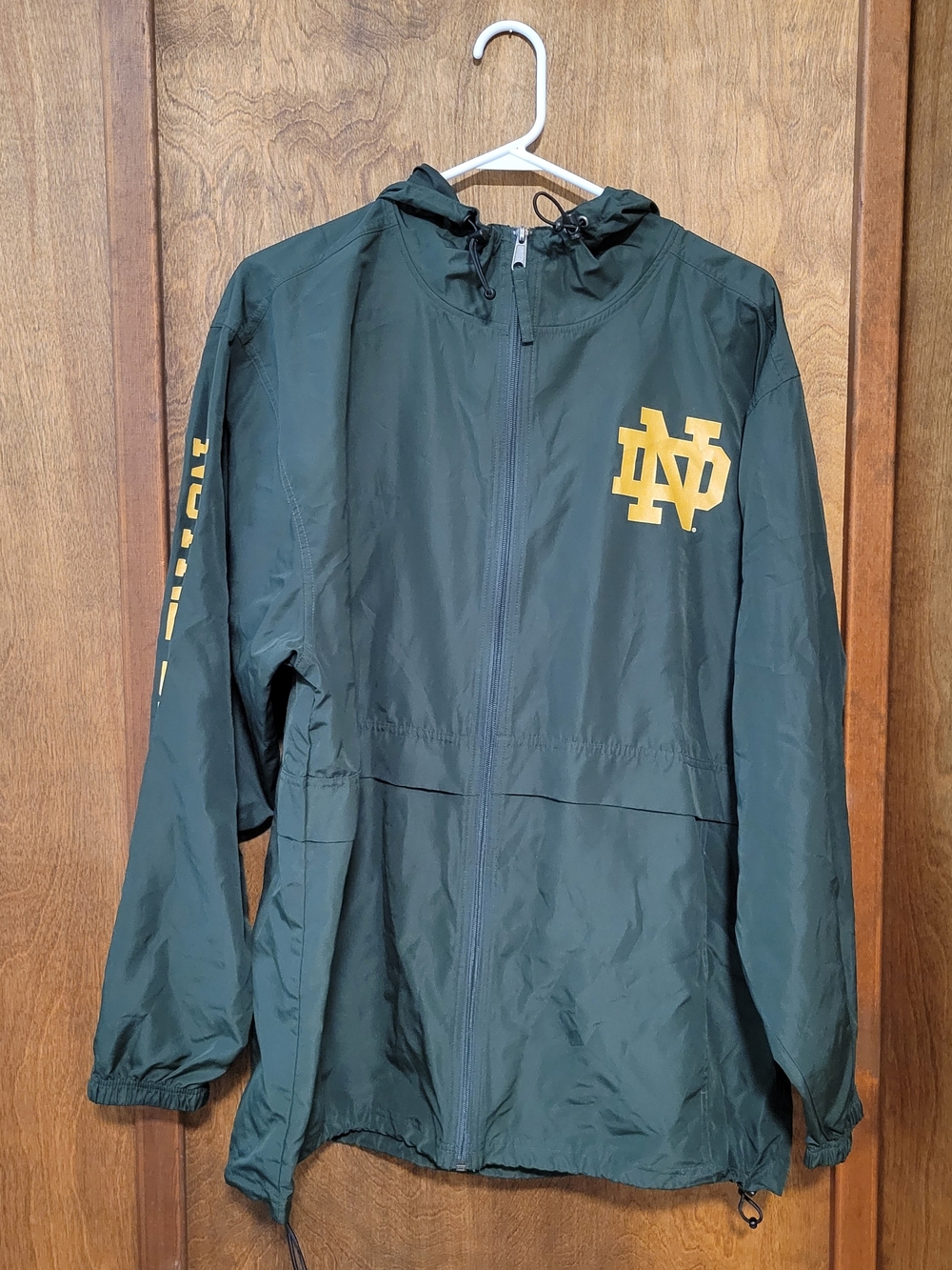 Champion Notre Dame Hooded Windbreaker